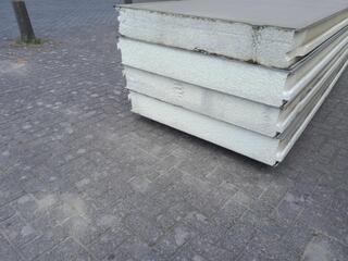 C.a. 8x EPS sandwich panelen 26,6m², Old Stock